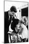 John and Wife Jackie Kennedy with their Daughter Caroline in USA in 1961-null-Mounted Photo