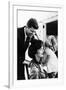 John and Wife Jackie Kennedy with their Daughter Caroline in USA in 1961-null-Framed Photo