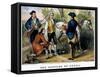 John Andre (1750-1780)-Currier & Ives-Framed Stretched Canvas