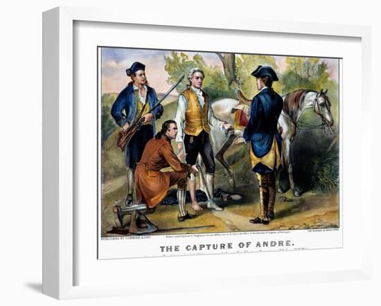 John Andre (1750-1780)-Currier & Ives-Framed Giclee Print