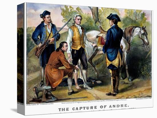 John Andre (1750-1780)-Currier & Ives-Stretched Canvas