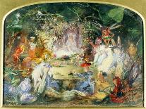 The Original Sketch for the Fairy's Banquet-John Anster Fitzgerald-Giclee Print