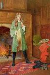 The Dashing Cavalier (Oil on Panel) (One of a Pair, See also 59352)-John Arthur Lomax-Giclee Print