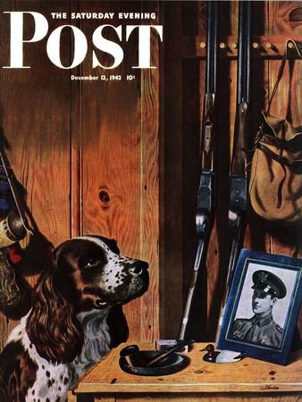 "Patient Dog," Saturday Evening Post Cover, December 12, 1942
