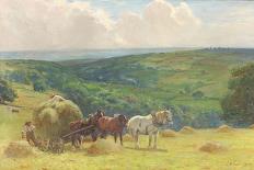 Ploughing, C.1900-19-John Atkinson-Giclee Print