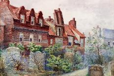 Houses in Silver Street from All Saints Churchyard-John Atlantic Stephenson-Mounted Giclee Print