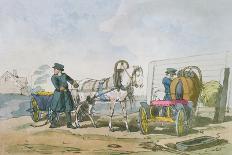 Pursuit of the French Through Leipzig, 1813-John Augustus Atkinson-Giclee Print