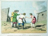 Pursuit of the French Through Leipzig, 1813-John Augustus Atkinson-Giclee Print