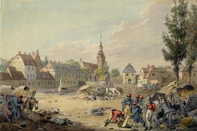 View of the Grimma Suburb, Leipzig, 1813