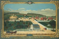 View of New York Quarantine, Staten Island, 1833-John Bachman-Framed Giclee Print