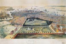 Panorama of the Seat of War: Birds Eye View of Louisiana, Mississippi, Alabama and Part of…-John Bachmann-Giclee Print