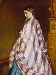 Elegant Spanish Beauty-John Bagnold Burgess-Framed Stretched Canvas