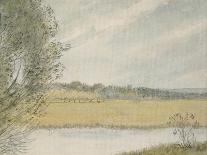 Ferry Hinksey, Near Oxford, 15 June 1789 (Watercolour over Graphite, on Paper)-John Baptist Malchair-Giclee Print
