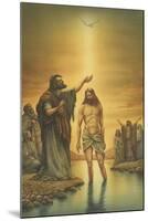 John Baptizing Jesus-Val Bochkov-Mounted Giclee Print