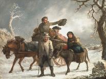 Gathering Winter Fuel-John Barker-Giclee Print