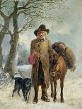Gathering Winter Fuel-John Barker-Giclee Print