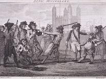 A Pugilistick Club..., 1789-John Barlow-Giclee Print