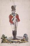 Member of the Battalion in the Bank Volunteers, Holding a Rifle with a Bayonet Attached, 1799-John Barlow-Framed Giclee Print