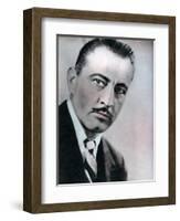 John Barrymore, American Actor, 1934-1935-null-Framed Giclee Print