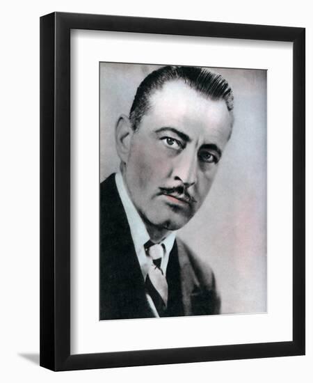 John Barrymore, American Actor, 1934-1935-null-Framed Giclee Print