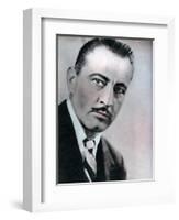 John Barrymore, American Actor, 1934-1935-null-Framed Giclee Print