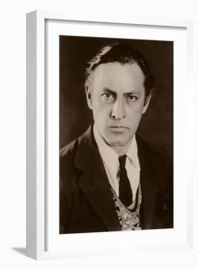 John Barrymore, American Actor and Film Star-null-Framed Photographic Print