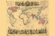 British Empire Throughout the World-John Bartholemew-Framed Art Print