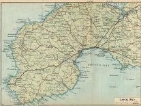 Map of London and South-East England, 1891-John Bartholomew-Giclee Print