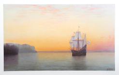 Dusk, Green Bay-John Beerman-Art Print