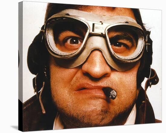 John Belushi wearing Goggles Close Up Portrait-Movie Star News-Stretched Canvas