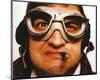 John Belushi wearing Goggles Close Up Portrait-Movie Star News-Mounted Photo