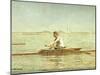 John Biglin in a Single Scull, 1873-Thomas Cowperthwait Eakins-Mounted Giclee Print