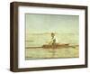 John Biglin in a Single Scull, 1873-Thomas Cowperthwait Eakins-Framed Giclee Print