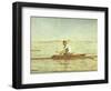 John Biglin in a Single Scull-Thomas Cowperthwait Eakins-Framed Giclee Print