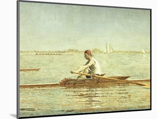 John Biglin in a Single Scull-Thomas Cowperthwait Eakins-Mounted Giclee Print