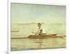 John Biglin in a Single Scull-Thomas Cowperthwait Eakins-Framed Giclee Print