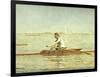 John Biglin in a Single Scull-Thomas Cowperthwait Eakins-Framed Giclee Print