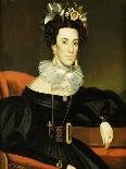 Portrait of a Woman Wearing Fancy Jewelry-John Blunt-Framed Giclee Print