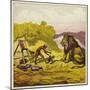 John Bold's Encounter with a Lion-Ernest Henry Griset-Mounted Giclee Print