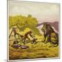 John Bold's Encounter with a Lion-Ernest Henry Griset-Mounted Giclee Print