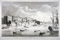 Woolwich Dockyard from the Thames, c1750, (1912). Artists: Unknown, John Boydell-John Boydell-Giclee Print