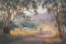A Wet Evening - Katoomba-John Bradley-Giclee Print