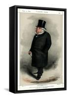 John Bright, British Radical and Liberal Politician, 1869-Carlo Pellegrini-Framed Stretched Canvas