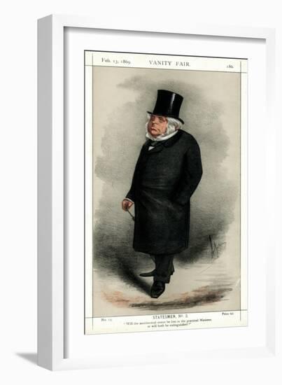 John Bright, British Radical and Liberal Politician, 1869-Carlo Pellegrini-Framed Giclee Print