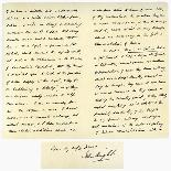 Letter from John Bright to Colonel Rathbone, 23rd January 1861-John Bright-Giclee Print