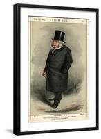 John Bright, Liberal Politician-Carlo Pellegrini-Framed Art Print