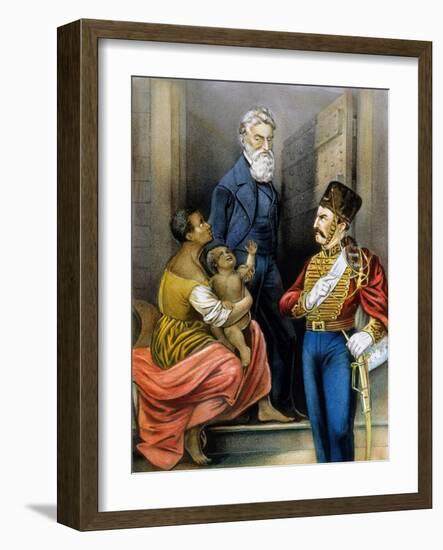 John Brown (1800-1859)-Currier & Ives-Framed Giclee Print