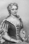 Caroline of Brandenburg-Ansbach (1683-173), Queen Consort of King George Ii, 1851-John Brown-Framed Stretched Canvas