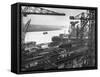 John Brown's Shipyard on the Clyde-null-Framed Stretched Canvas