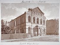 Premises Belonging to Builders Peto and Grissell in York Road, Lambeth, London, 1828-John Buckler-Giclee Print